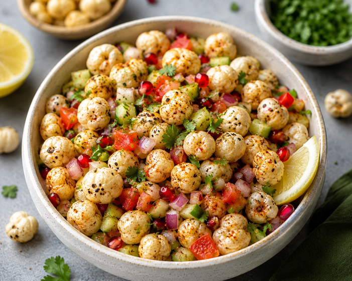 Gourmet Roasted Makhana Chaat